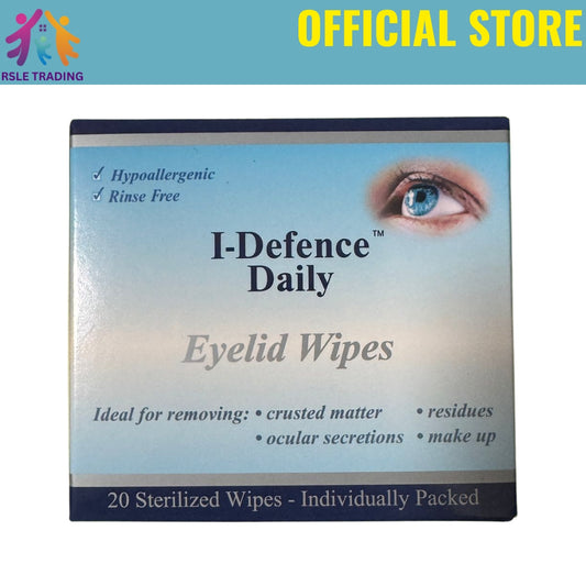 I-Defence Daily Eyelid Wipes 20s