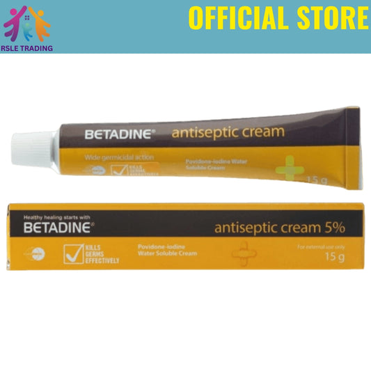 Betadine Antiseptic 5% Cream 15g