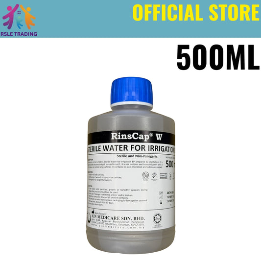 Rinscap W Sterile Water 500ml Irrigation