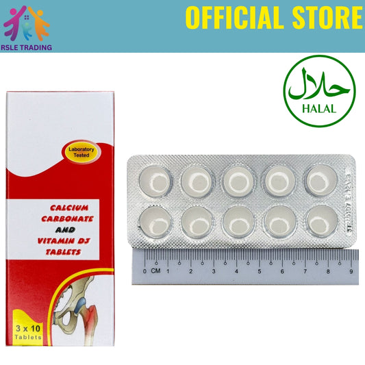Calcium Carbonate 30's 450mg/ Vitamin D 200IU
