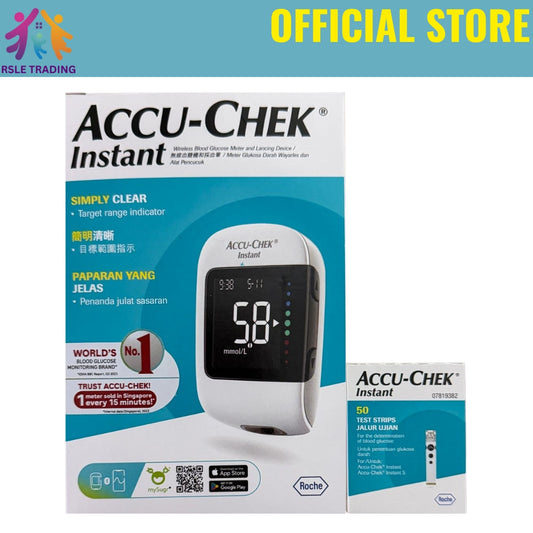 Accu Chek Instant Meter + Test Strips 50's