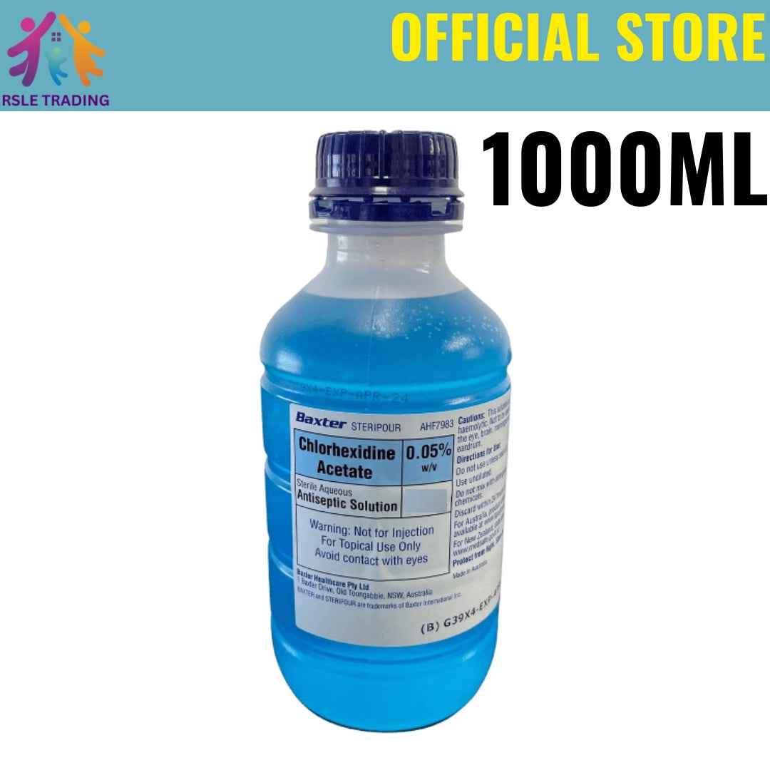 Baxter Chlorhexidine 0.05% 1000ml