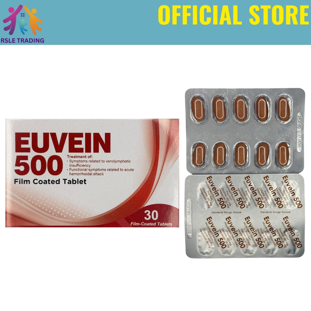 Euvein 500mg Tablets 30’s