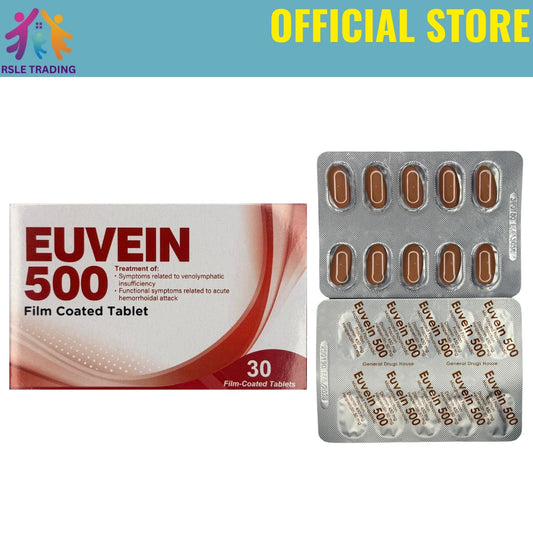 Euvein 500mg Tablets 30’s