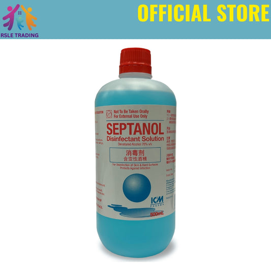 Septanol Denatured Alcohol 70% 500ml – Fast & Effective Disinfection