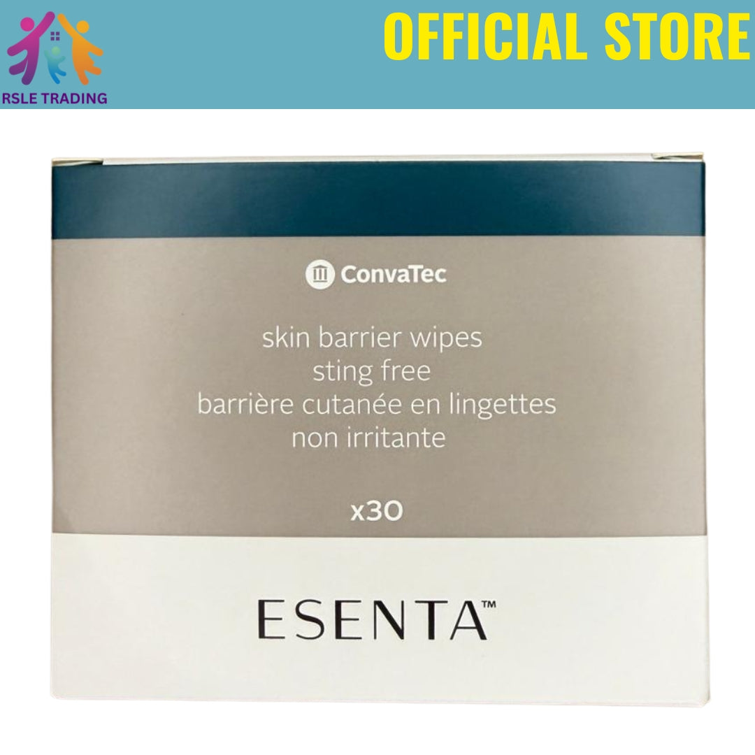 Esenta Skin Barrier Wipes 30s Sting Free (Green)