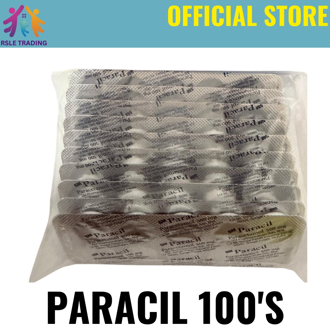 Paracil Paracetamol 500mg Tab 100's