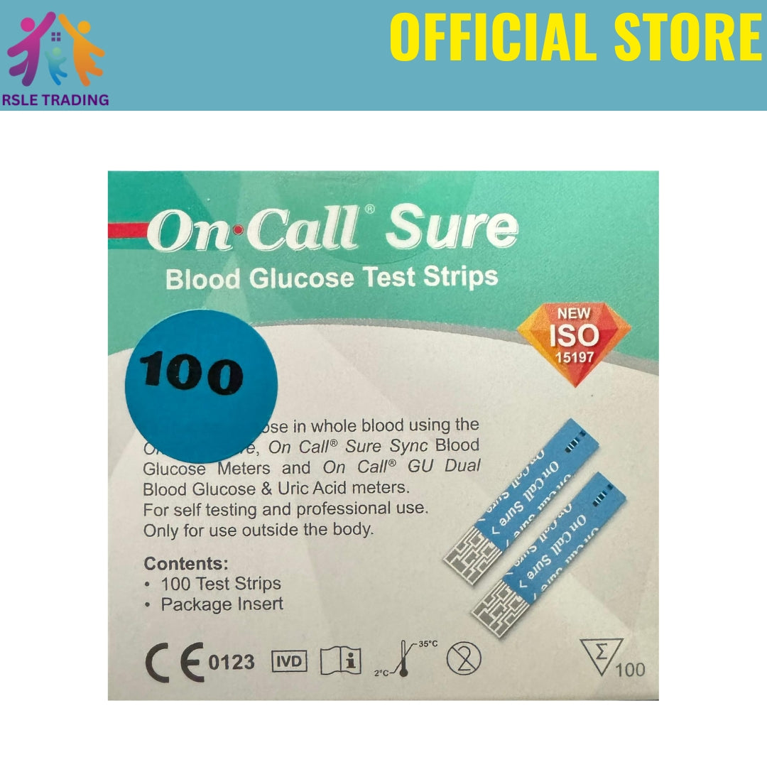 On Call Sure Test Strips 100s