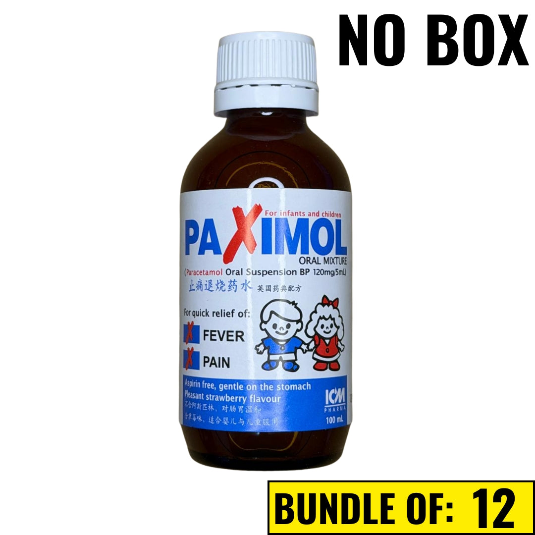 Paximol 100ml (Paediatric) Oral Mixture 120mg/5mL