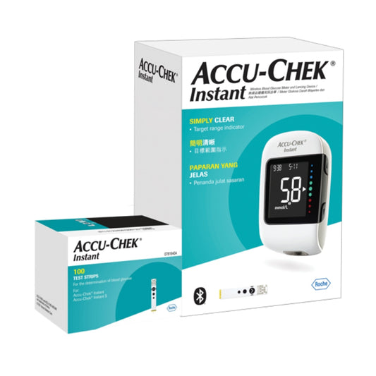 Accu Chek Instant Meter + Test Strips 100s
