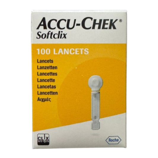 Accu Chek Softclix Lancets 100's