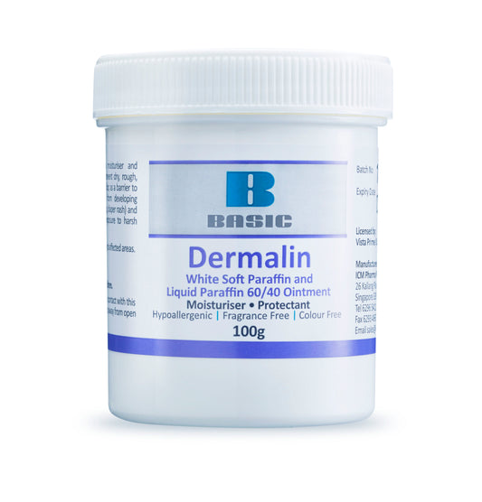 Dermalin (White Soft Paraffin-Liq Paraffin 3:2) 100g