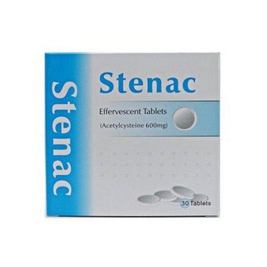 Stenac Eff Tab 600mg 2sx15 [acetylcysteine]
