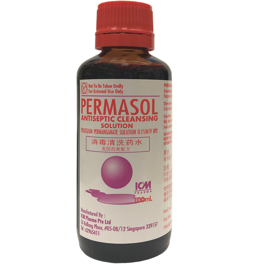 Permasol Antiseptic Cleaning Solution 100ml