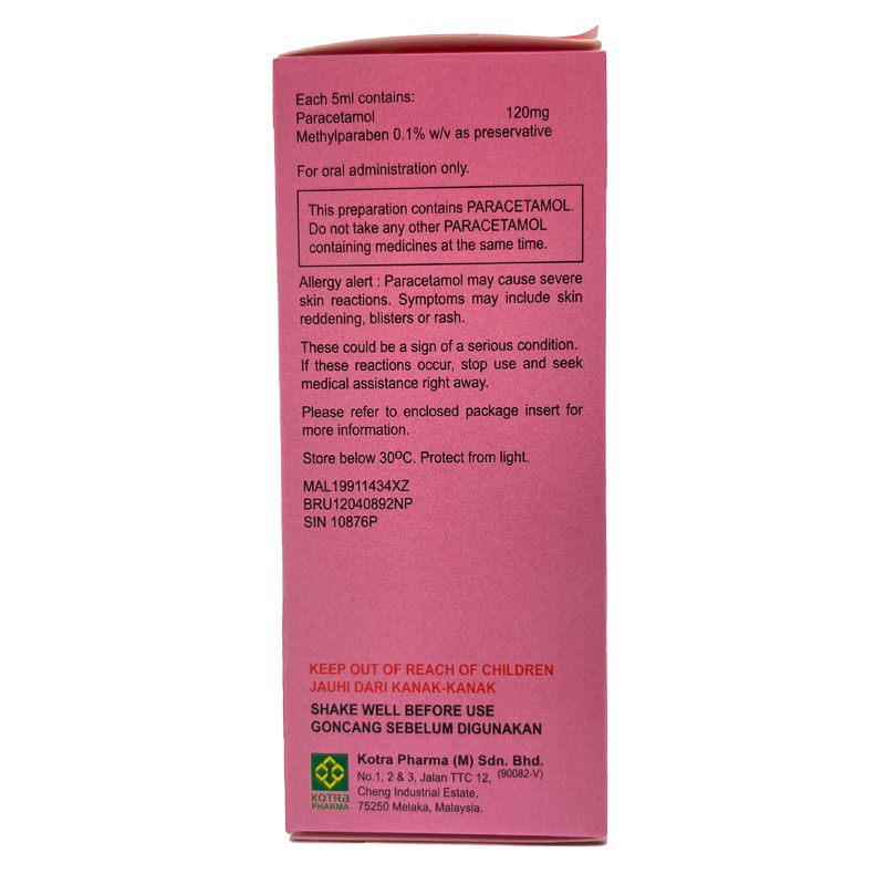 Axcel Paracetamol 100ml