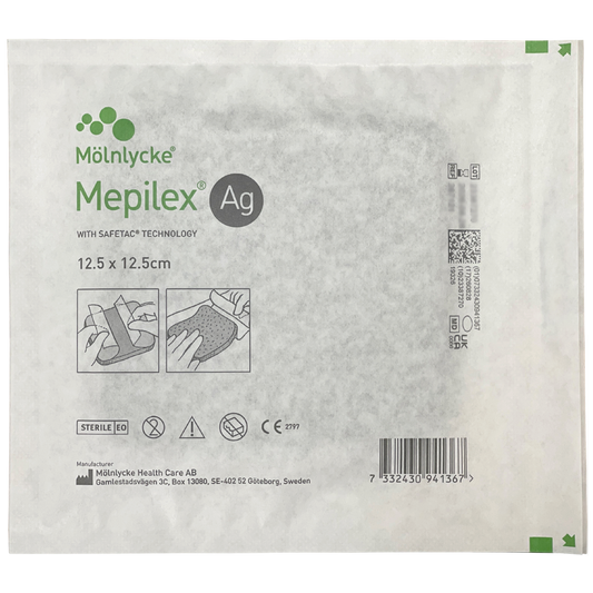 Mepilex Ag 12.5 x 12.5cm 1s