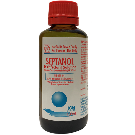 Septanol Disinfectant Solution 70% 100ml