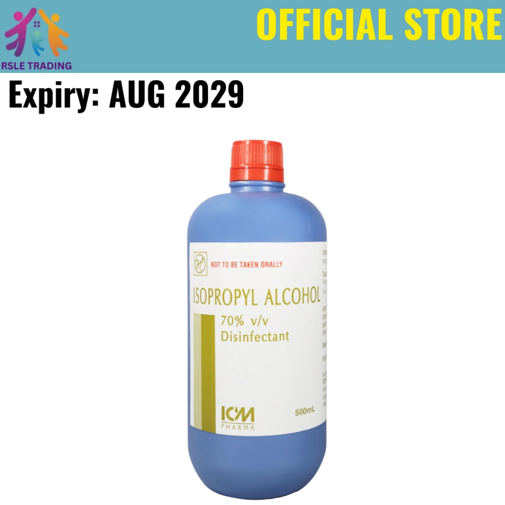 ICM Isopropyl Alcohol 70% 500ML Surface Disinfectant